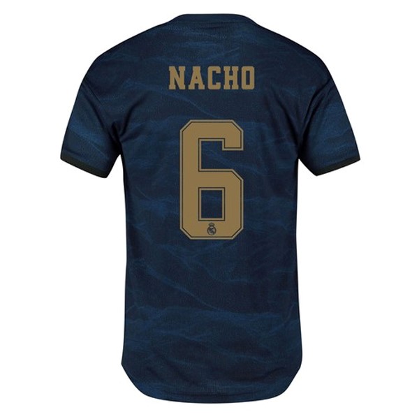 Camiseta Real Madrid NO.6 Nacho Replica Segunda Ropa 2019/20 Azul